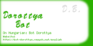 dorottya bot business card